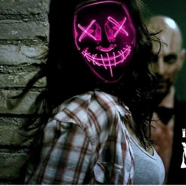 Halloween Glow Mask "The Purge"