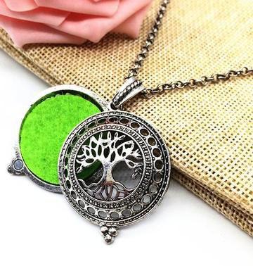 Tree of Life Necklace Essential Oil Diffuser