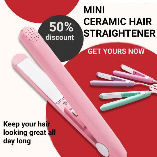 Mini Ceramic Hair Straightener - CareHair™