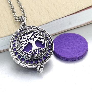 Tree of Life Necklace Essential Oil Diffuser