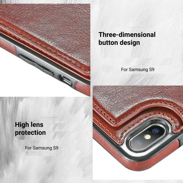 Deluxe Leather Multi-Purpose I-Phone Case