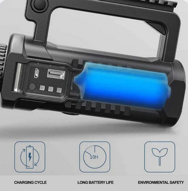 High Power LED Rechargeable Torch