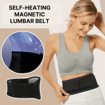 Self-Heating Magnetic Lumbar Belt