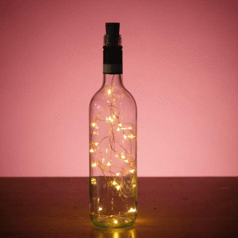 Fairy Lights Garland to Decorate Bottles