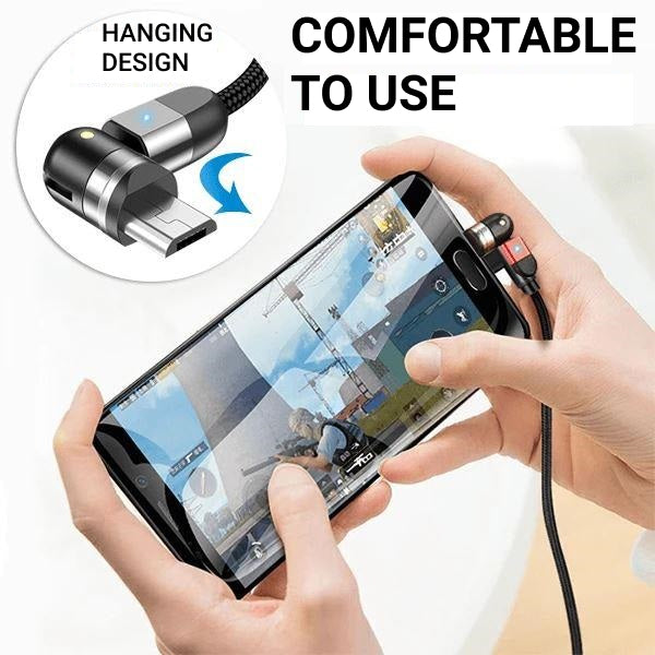 Magnetic iPhone charging cable - Type C - Micro Usb 360°